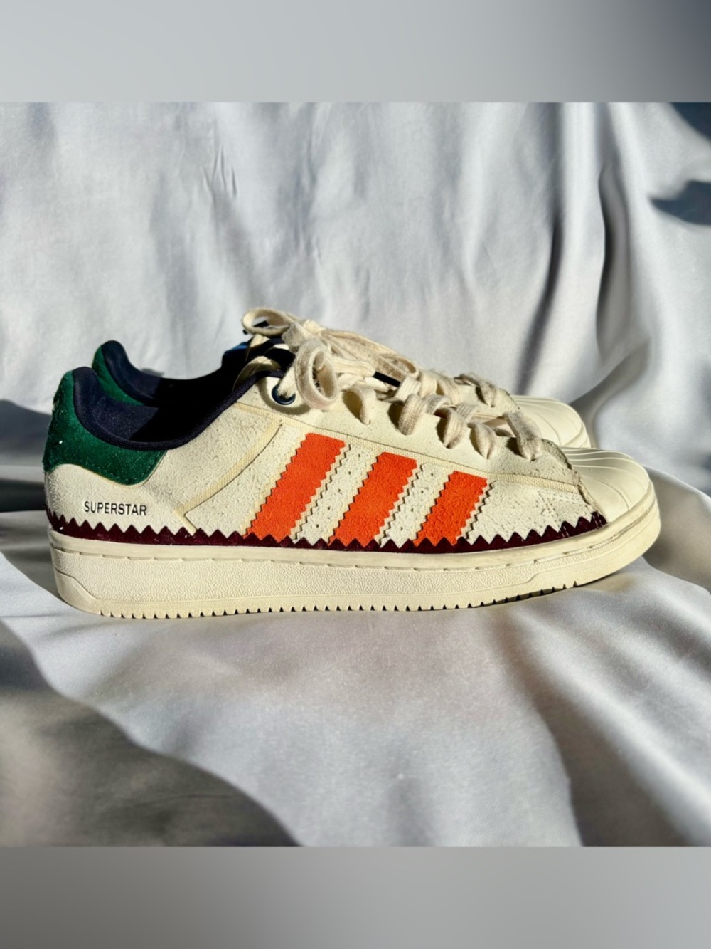 LIMITED EDITION-adidas Superstar OT Tech Cream Victory Crimson 2021 Men’s size 8